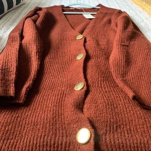 Gorgeous Rust Cardigan
